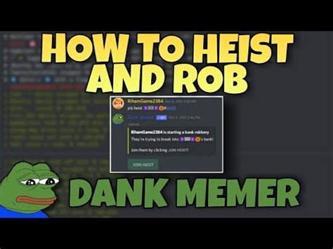 how to rob in dank memer (alcohol, whiskey and robbers wishlist).